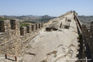 Terrasse du château de Sperlinga