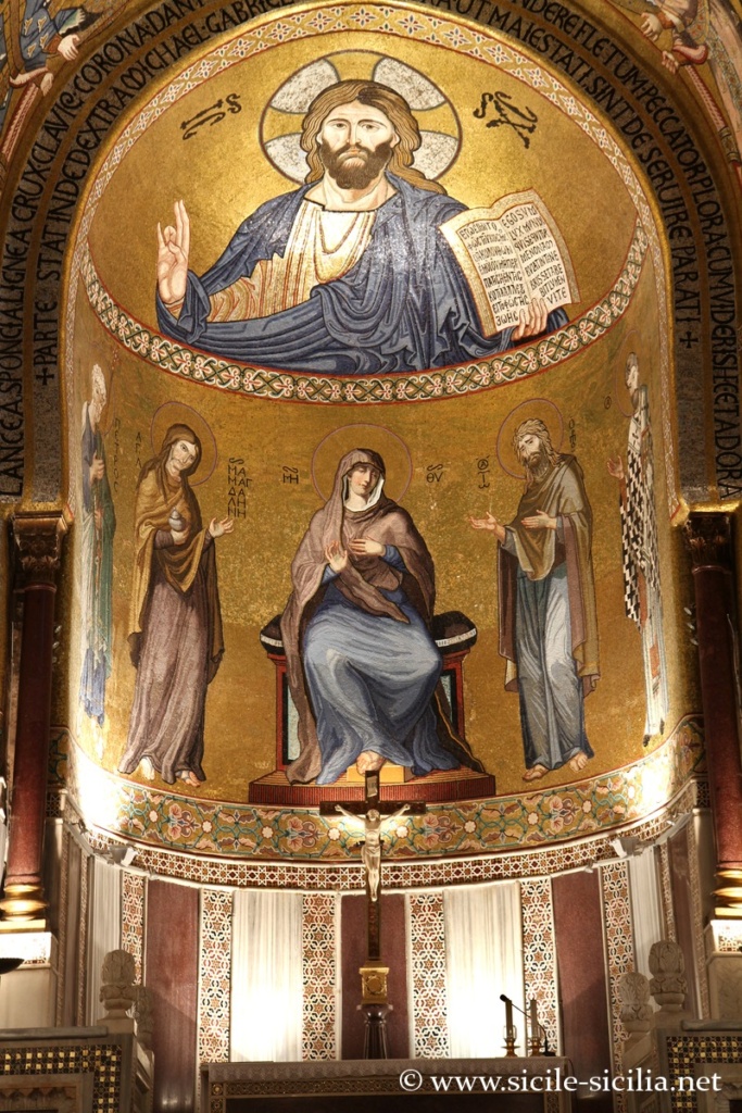Abside de la Chapelle Palatine à Palerme