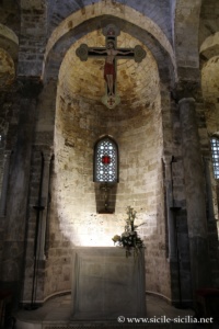 Abside de l'église San Cataldo à Palerme