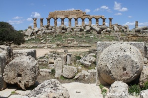 Temple A des Dioscures et Temple C, Acropole de Sélinonte