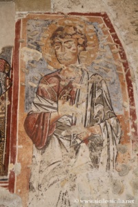 Fresques de l'intérieur de l'église Saint-Jean des Ermites à Palerme