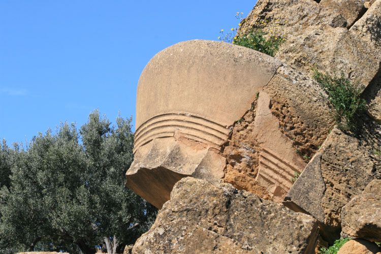 Temple de Zeus Olympien à Agrigente