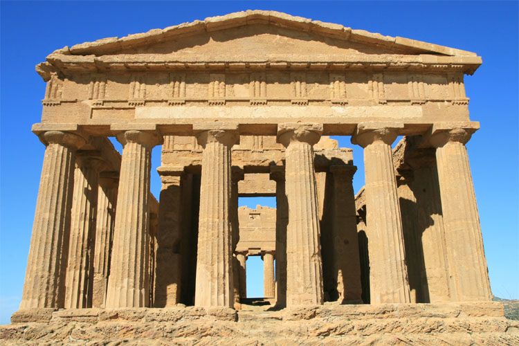 Agrigente, temple de la Concorde