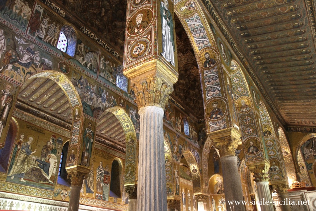 Colonnes de la Chapelle Palatine de Palerme