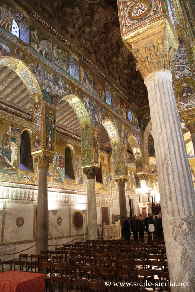 Colonnes de la Chapelle Palatine de Palerme