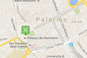 Carte interactive de Palerme