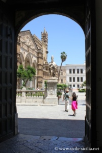 Cathédrale de Palerme depuis le Palais épiscopal