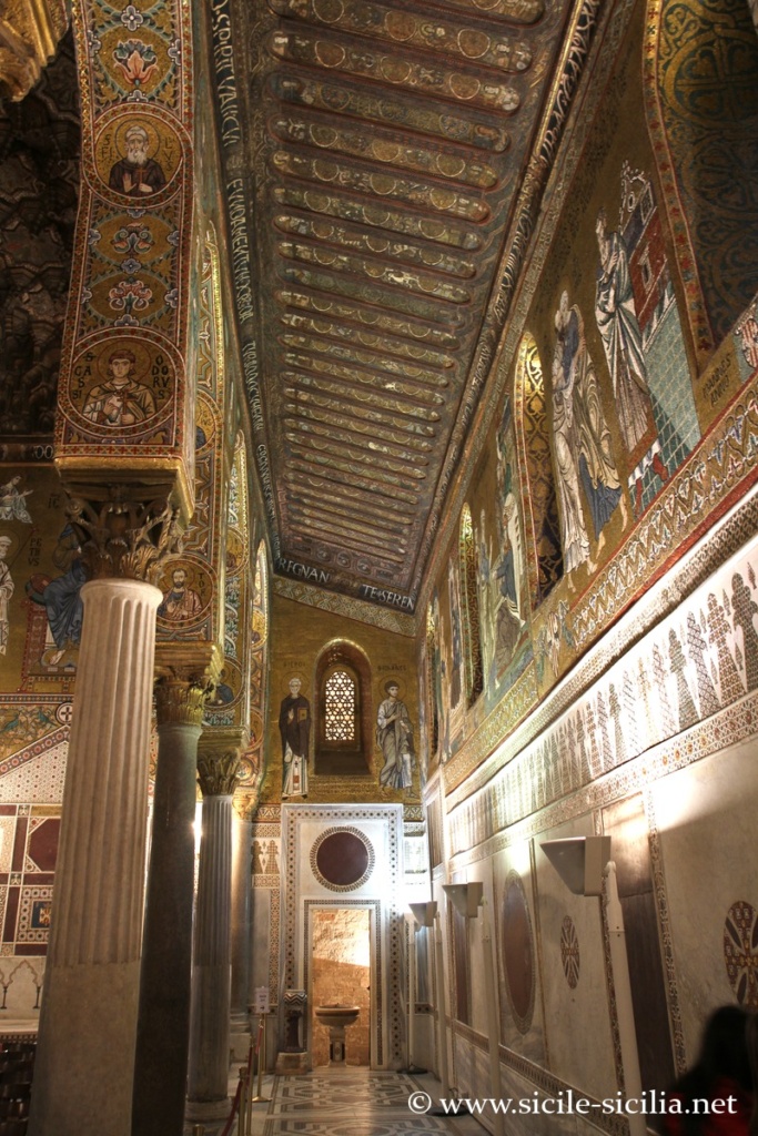 Bas-côté de la Chapelle Palatine de Palerme