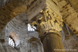 Chapiteau de l'église San Cataldo à Palerme