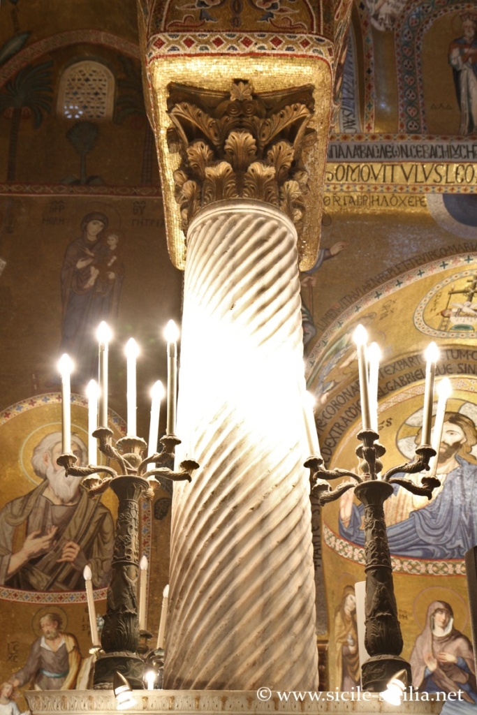 Colonnes de la Chapelle Palatine de Palerme
