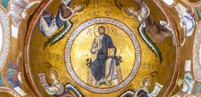 Mosaïque de la coupole de la Martorana, Palerme