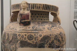 Cratère d'Agrigente, musée archéologique Salinas de Palerme