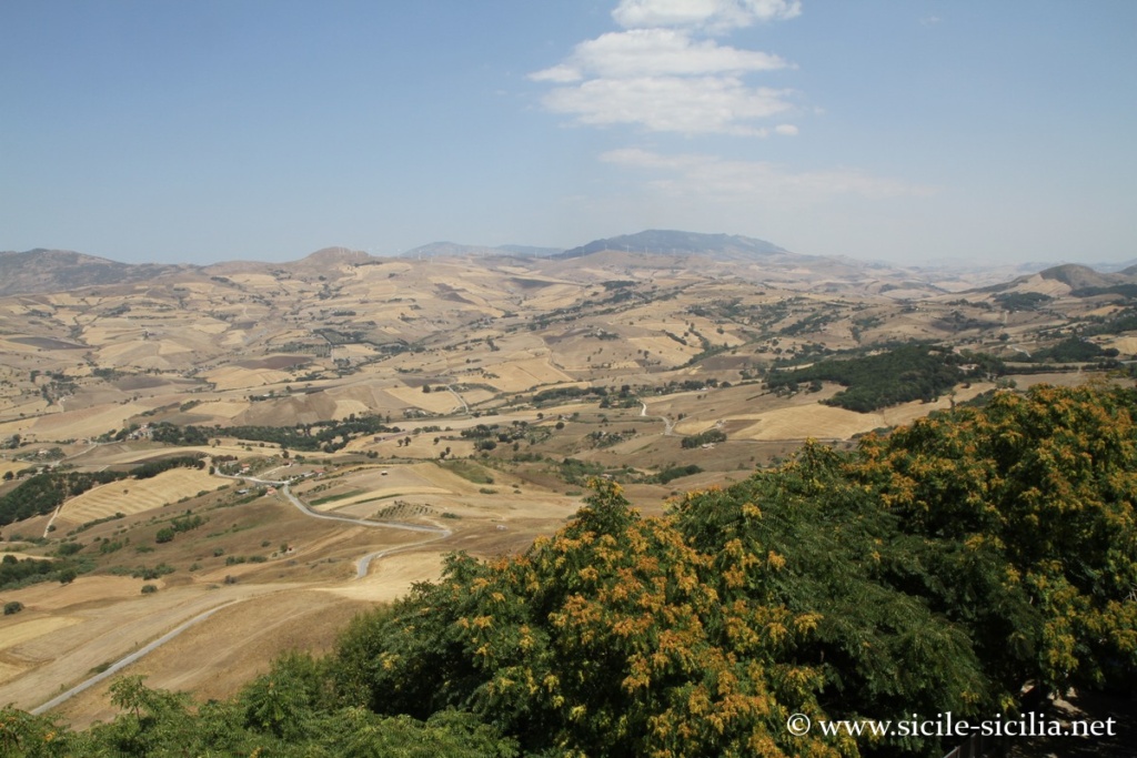 Paysage autour de Gangi