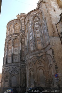 Foto dell'Esterno dell'abside del duomo di Monreale