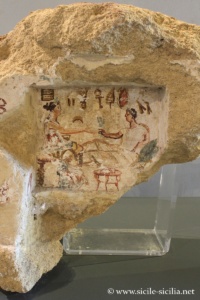 Edicule funéraire (Ier av. J.-C.), musée Anselmi, Marsala