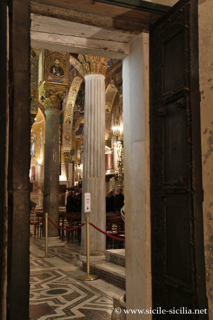 Entrée de la Chapelle Palatine de Palerme