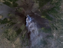 Photo satellite, éruption de l'Etna