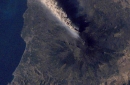 Éruption vue par satellite de l'Etna