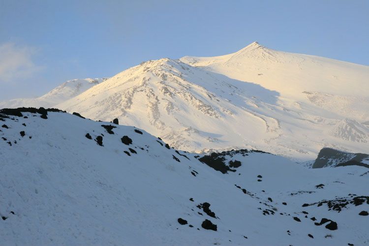 Etna in inverno