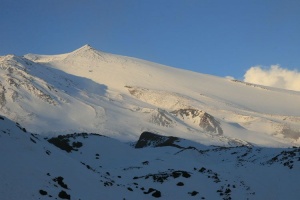 Photo de l'Etna en hiver