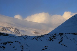 Photo de l'Etna en hiver