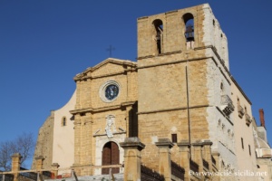 Façade de la cathédrale San Gerlando d'Agrigente, Sicile