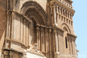 Face occidentale Via Bonello, cathédrale de Palerme