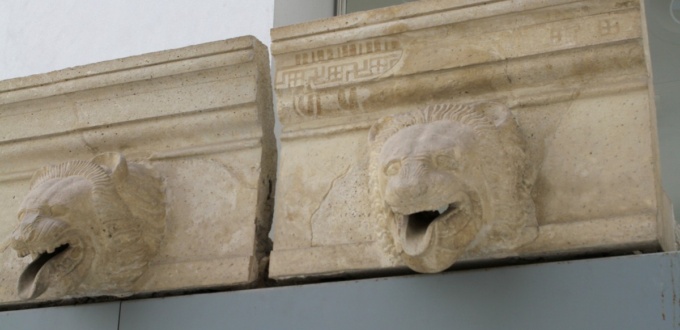 Fronton du temple de la Victoire, Himère, musée archéologique de Palerme
