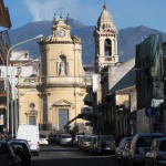 Belpasso sur les pentes de l'Etna