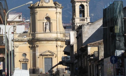 Belpasso sur les pentes de l'Etna