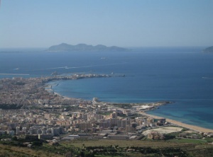 Vue sur Trapani - Panorama