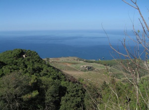 Panorama da Erice in Sicilia