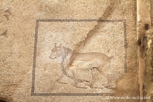 Mosaïque romaines, parc archéologique de Lilibeo, Marsala