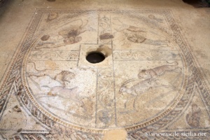 Mosaïque romaines, parc archéologique de Lilibeo, Marsala