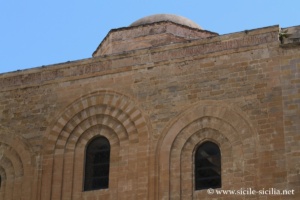 Extérieur médiéval de l'église de la Martorana, Sainte-Marie de l'Amiral, Palerme