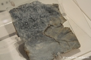 Lamelles de vœux (Ier av. J.-C.), musée Anselmi, Marsala