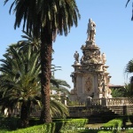 Villa Bonnanno, monumento a Filippo V