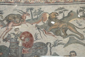 Mosaïques de la Salle de la Grande Chasse, Villa romaine du Casale