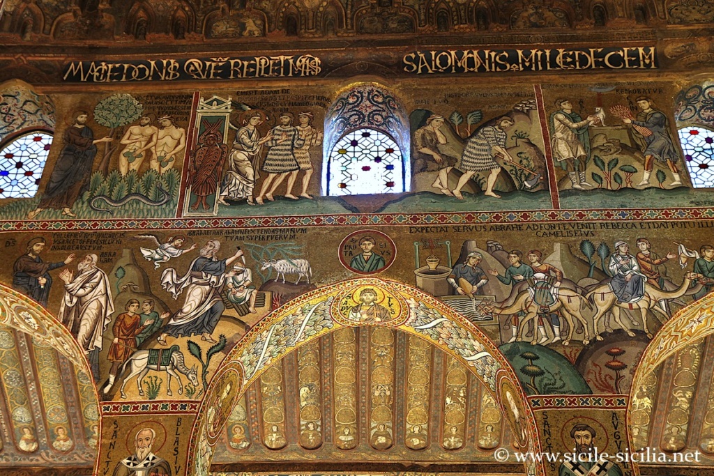 Mosaïques de l'Ancien Testament de la Chapelle Palatine à Palerme