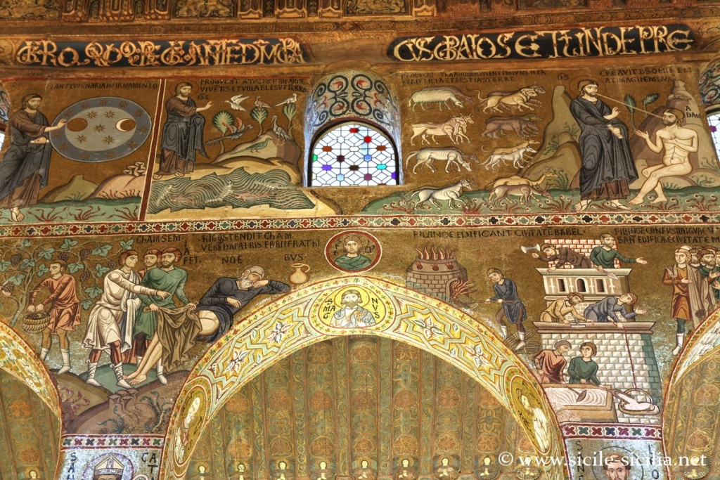 Mosaïques de l'Ancien Testament de la Chapelle Palatine à Palerme