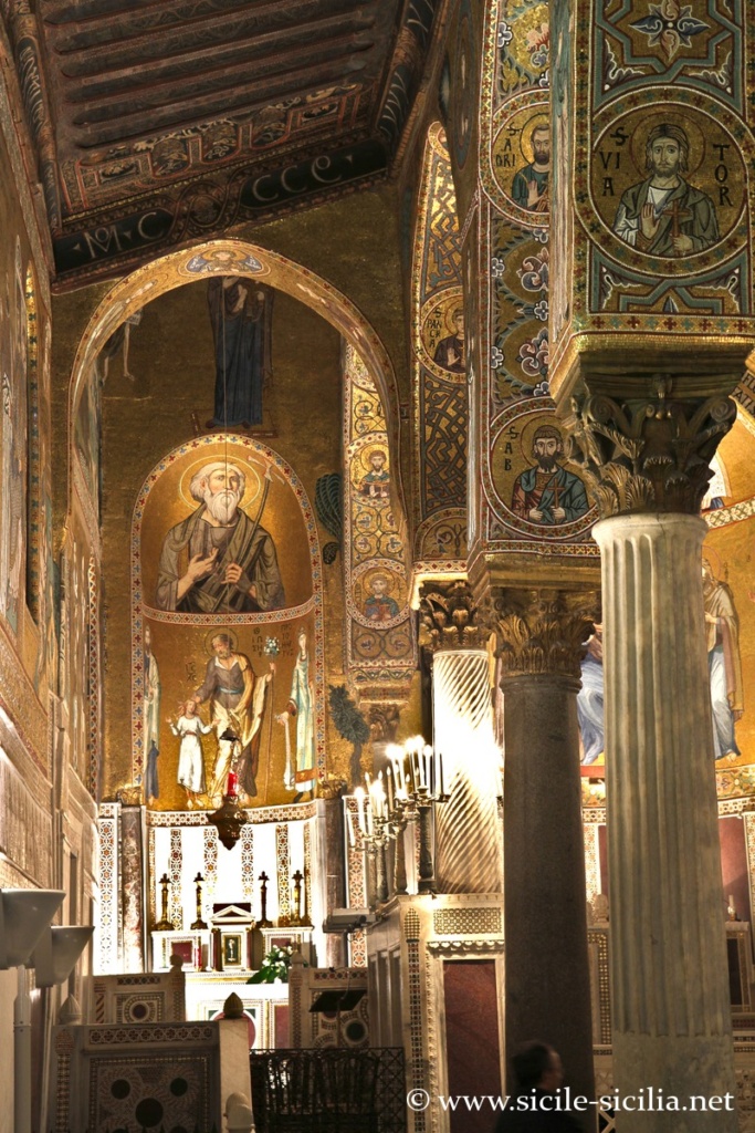 Bas-côté de la Chapelle Palatine de Palerme