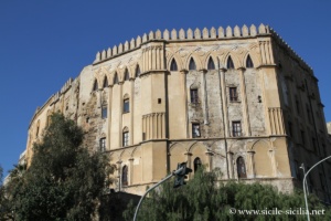 Façade du Palais des Normands à Palerme