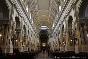 Nef centrale de la cathédrale de Palerme