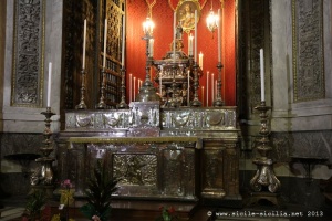 Chapelle de Sainte Rosalie (Santa Rosalia), cathédrale de Palerme
