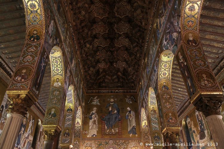  Chapelle  Palatine  de Palerme  Sicile Sicilia