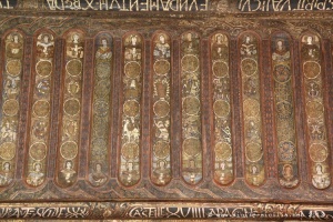 Boiseries du plafond de la Chapelle Palatine de Palerme