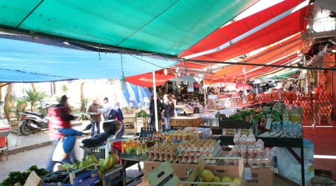 Quartier et marché Ballaro à Palerme