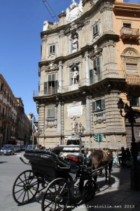 Quattro canti, Piazza Vigliena, Palerme