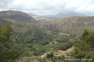 Panorama depuis le Château Eufemio de Calatafimi