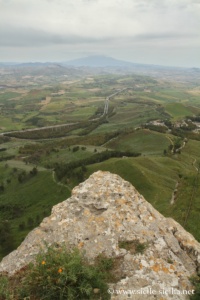 Panorama depuis la Roche de Cérès, Enna, Sicile
